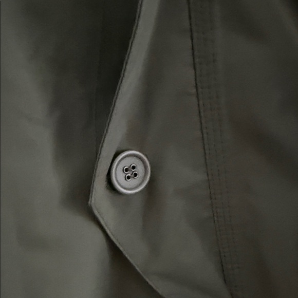 MEC Dark Green Hooded Trench Coat - Picture 3 of 8